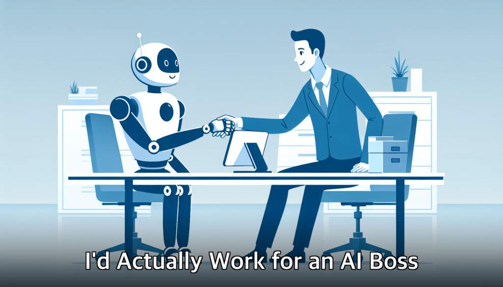 I'd Actually Work for an AI Boss — Here's Why 85% Disagree