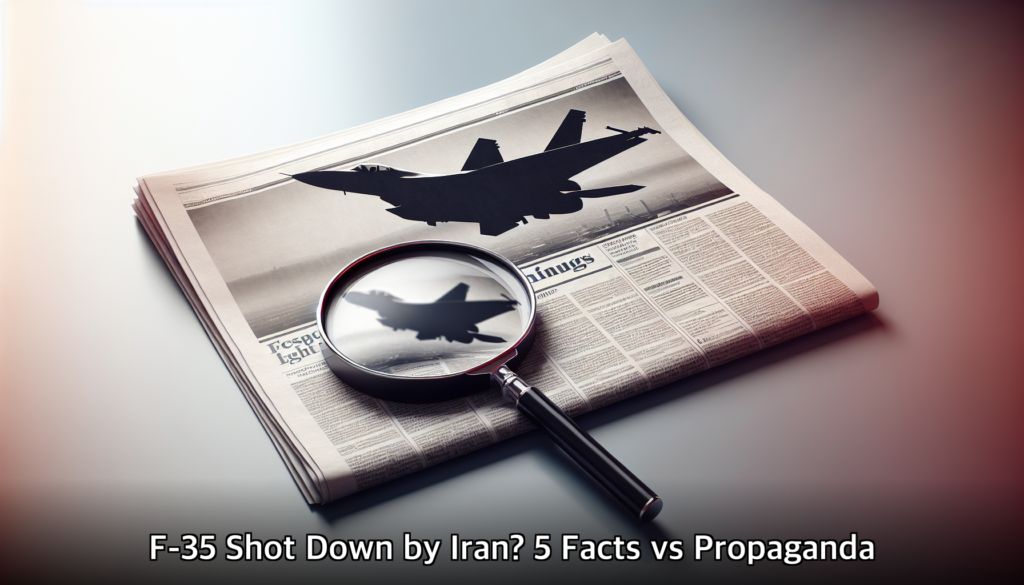 F-35 Shot Down by Iran? 5 Facts vs Propaganda [March 2026]