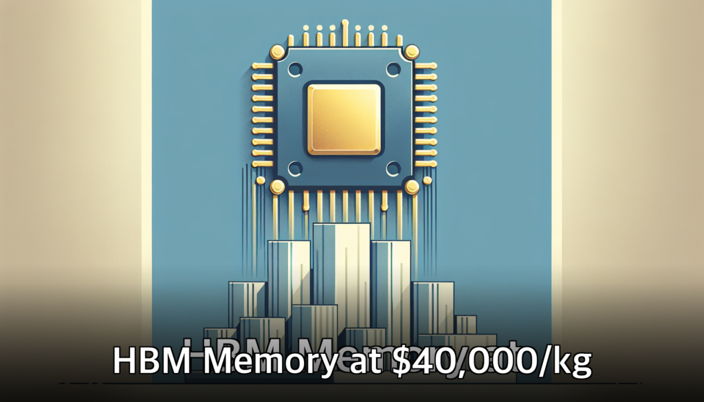 HBM Memory at $40,000/kg: Why This Chip Costs More Than Gold [2026]