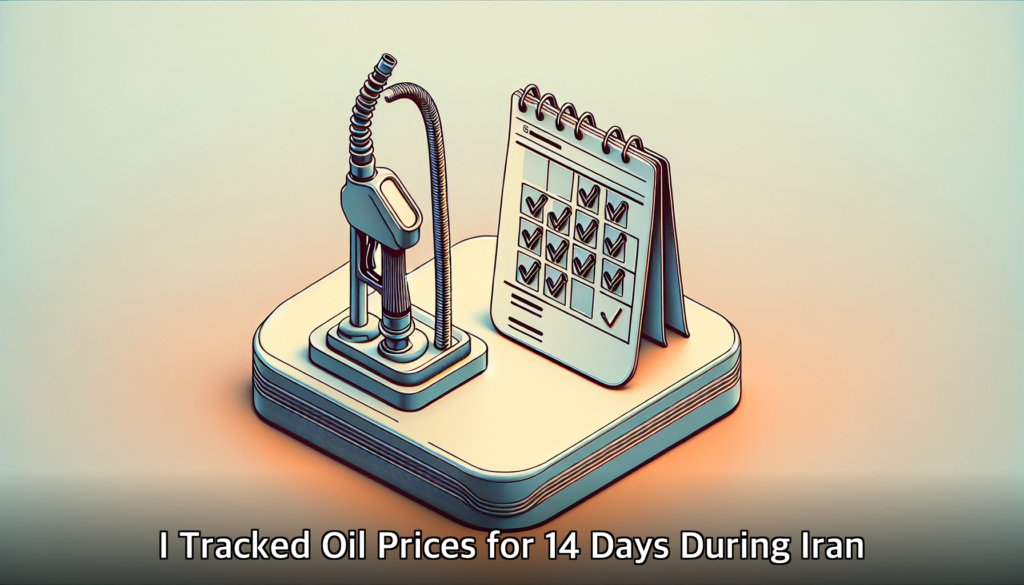 I Tracked Oil Prices for 14 Days During Iran Crisis — 3 Timing Tricks That Cut My Gas Bill