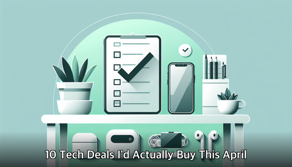 10 Tech Deals I'd Actually Buy This April [Tested & Honest]