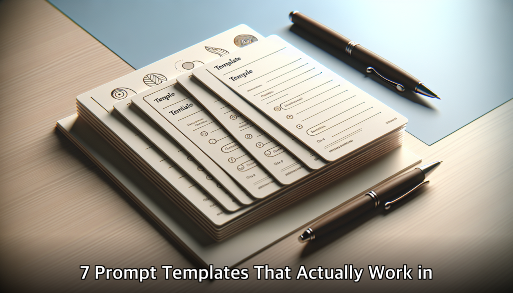 7 Prompt Templates That Actually Work in ChatGPT & Gemini (2026)