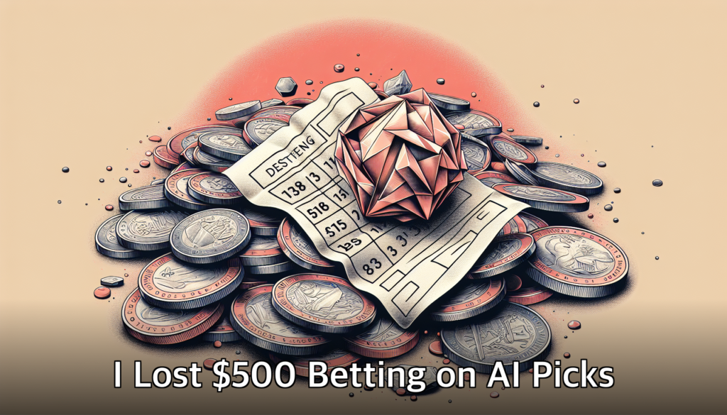 I Lost $500 Betting on AI Picks — 3 Lessons