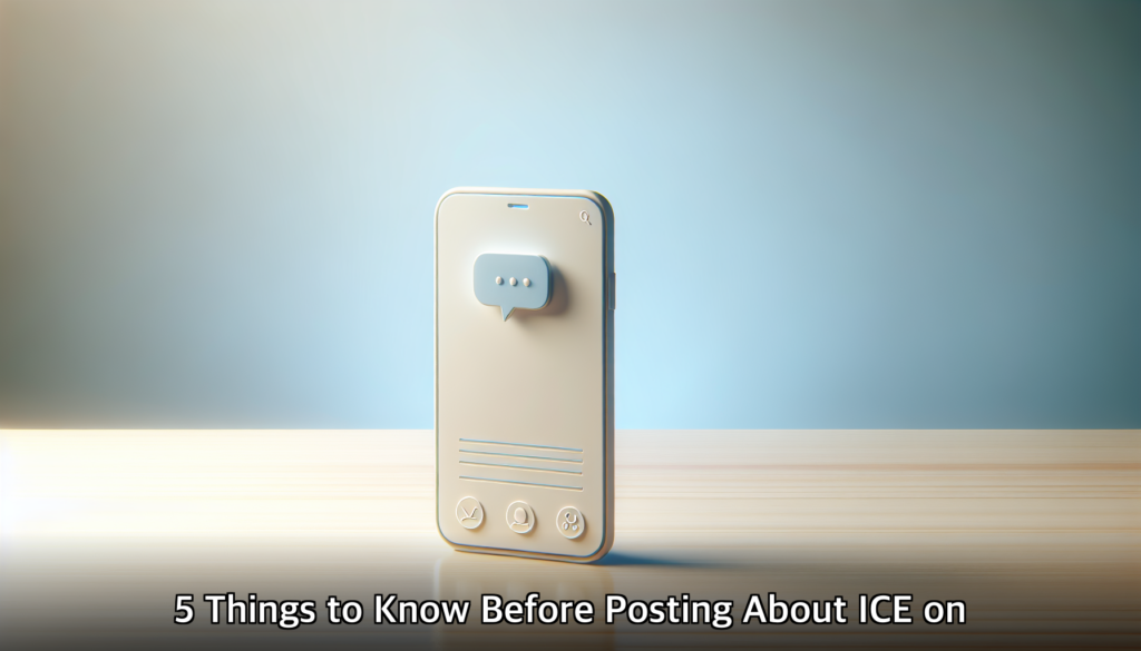 5 Things to Know Before Posting About ICE on Reddit