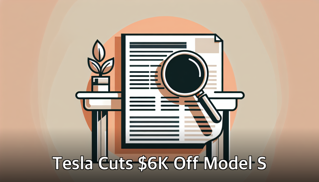 Tesla Cuts $6K Off Model S: 5 Inventory Moves to Watch