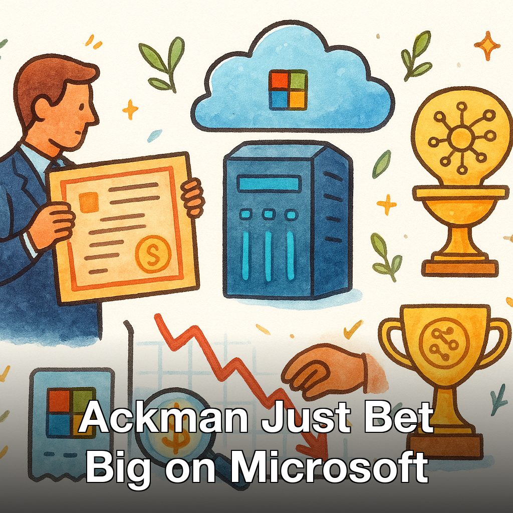 Ackman Just Bet Big on Microsoft—3 Reasons Why