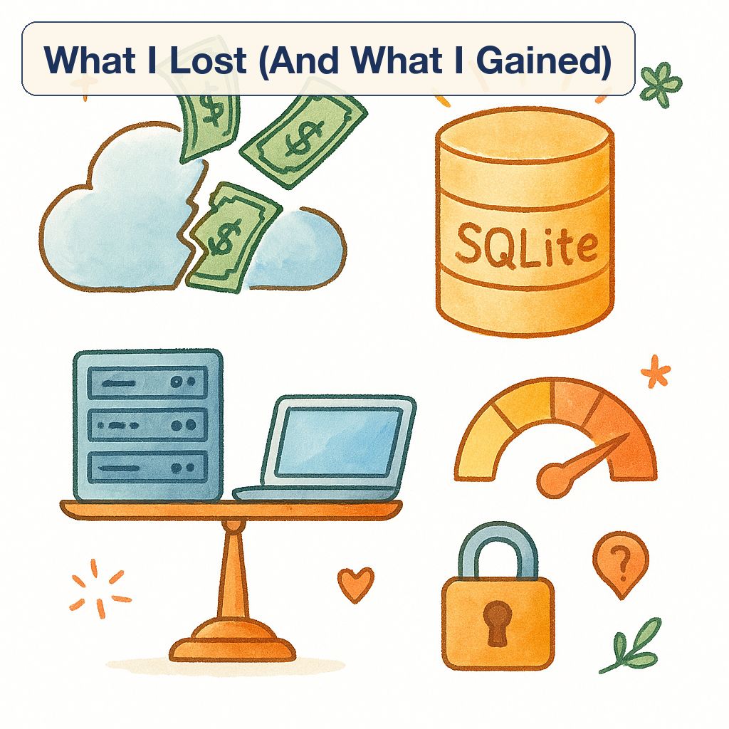 What I Lost (And What I Gained), I Cut Database Costs from $200 to $0 with SQLite, Real Results