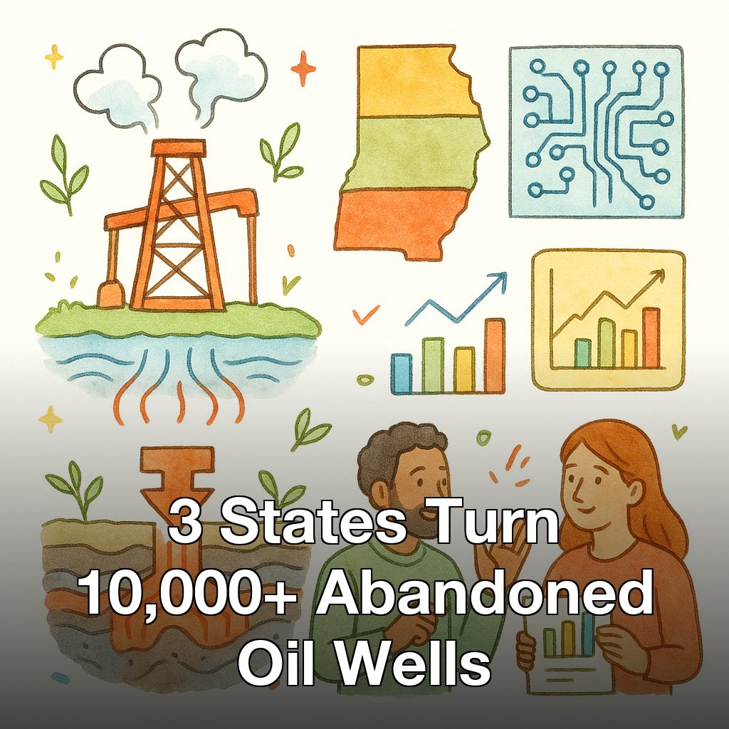 3 States Turn 10,000+ Abandoned Oil Wells Into Clean Power