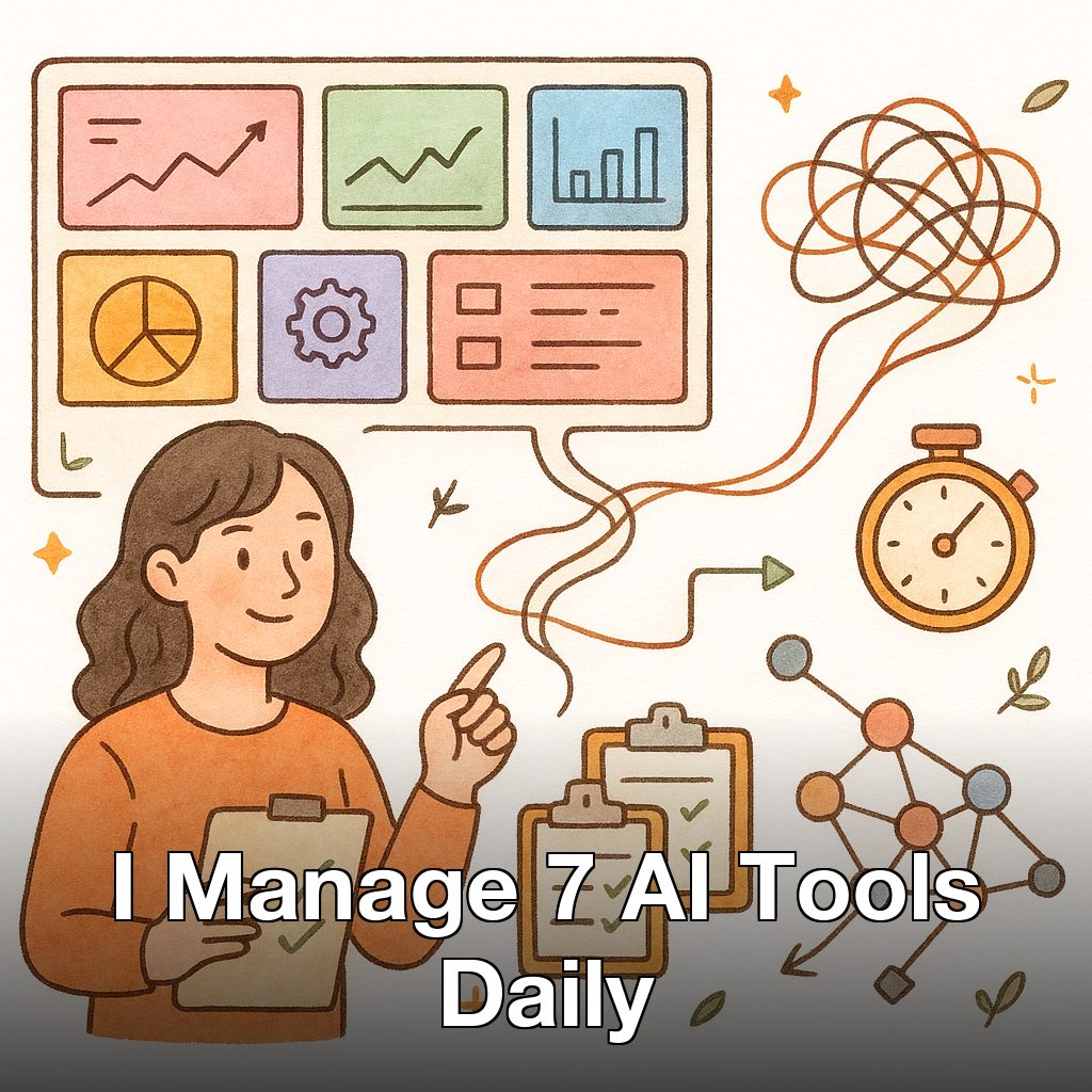I Manage 7 AI Tools Daily: 5 Things That Actually Work