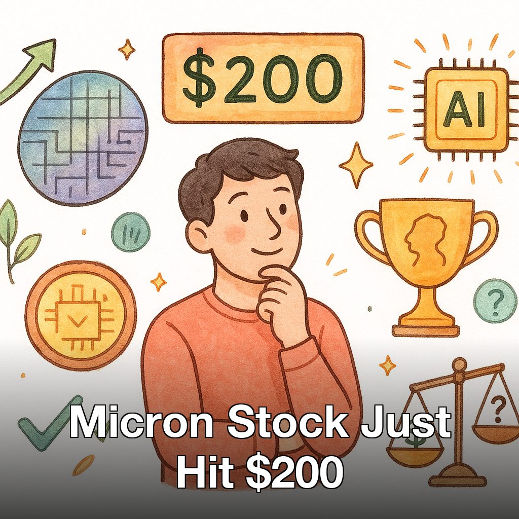 Micron Stock Just Hit $200—Should I Buy Now or Wait?