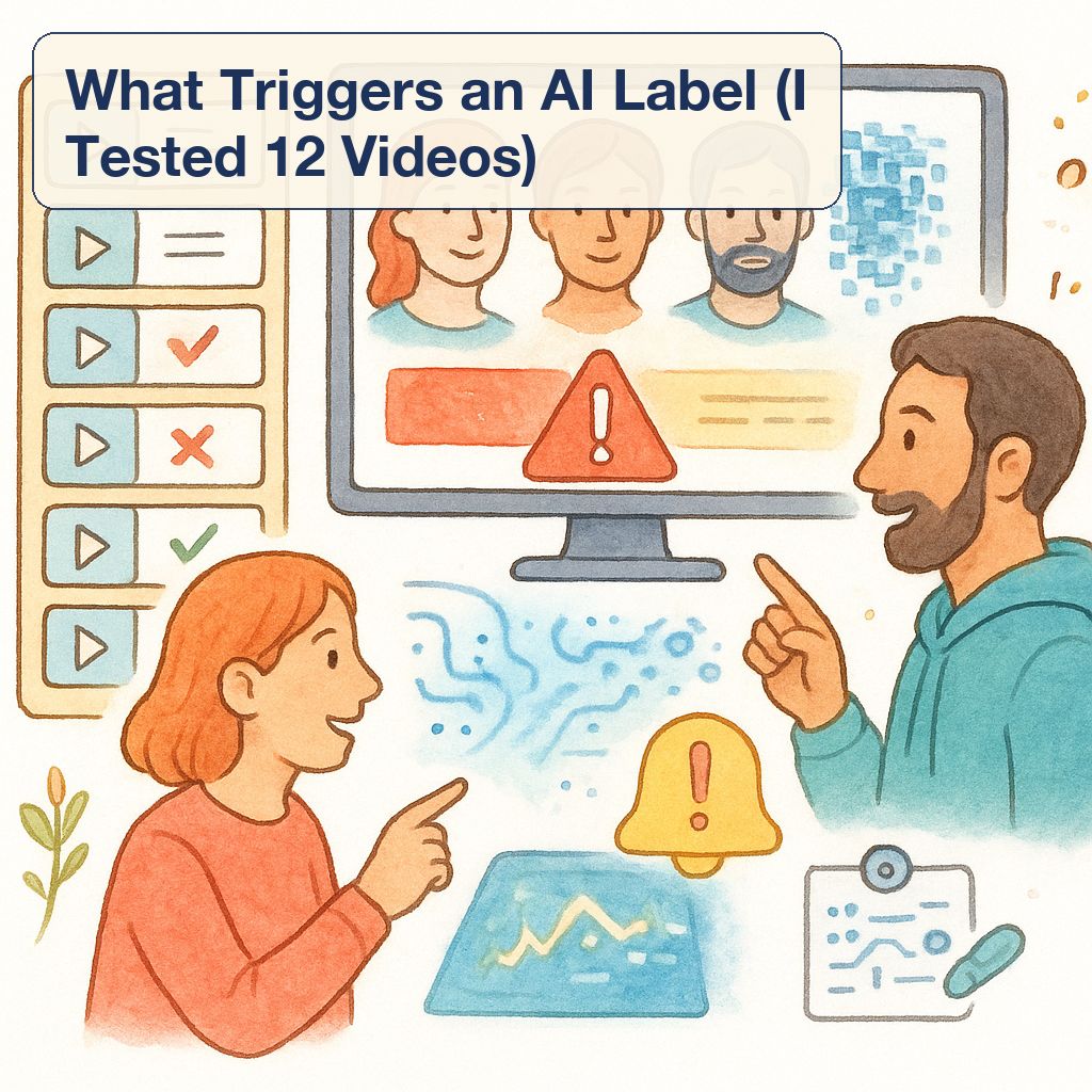 What Triggers an AI Label (I Tested 12 Videos) — YouTube's 5 New AI Label Rules Creators Must Follow in 2026