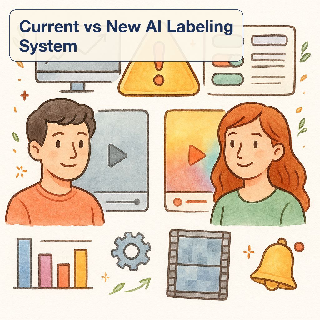 Current vs New AI Labeling System — YouTube's 5 New AI Label Rules Creators Must Follow in 2026