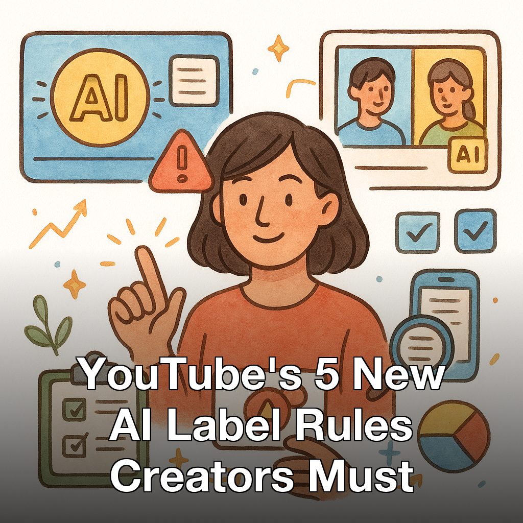 YouTube's 5 New AI Label Rules Creators Must Follow in 2026