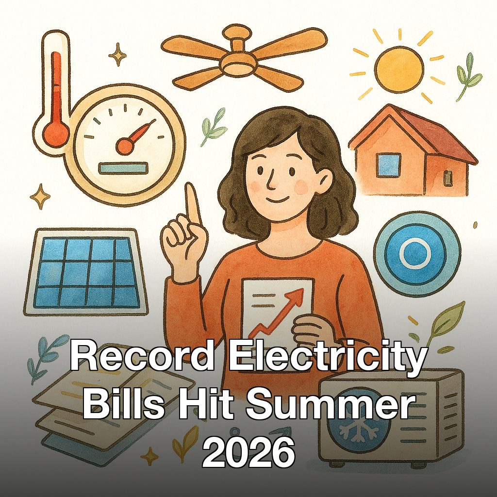 Record Electricity Bills Hit Summer 2026—3 Ways to Cut Costs
