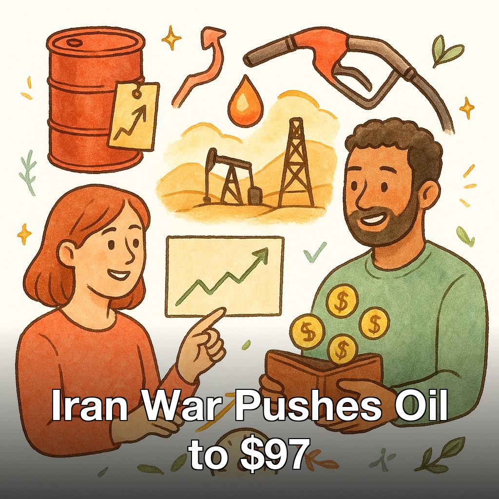Iran War Pushes Oil to $97—3 Smart Moves for Your Wallet