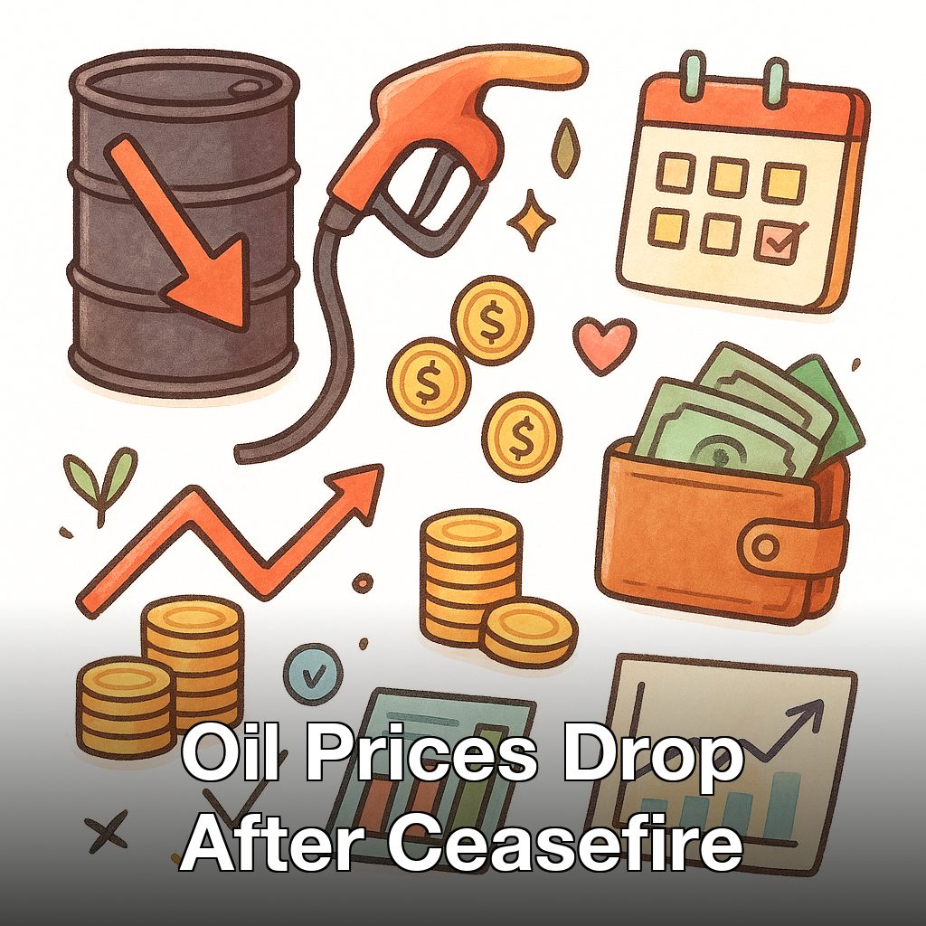 Oil Prices Drop After Ceasefire—3 Money Moves to Make Now