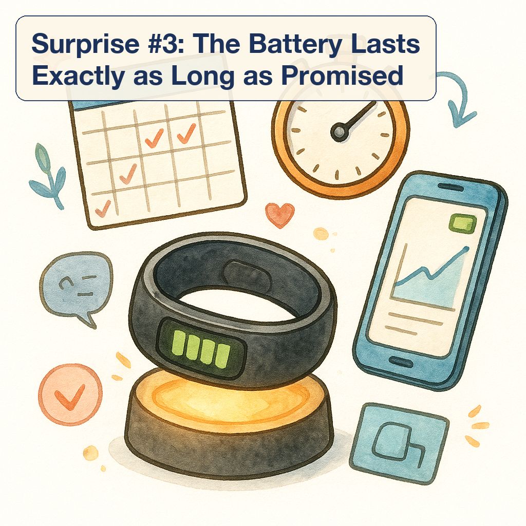 Surprise #3: The Battery Lasts Exactly as Long as Promised — I Tried the $399 Oura Ring 5—5 Things That Surprised Me