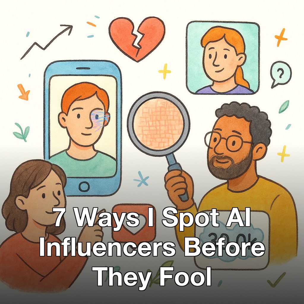7 Ways I Spot AI Influencers Before They Fool You